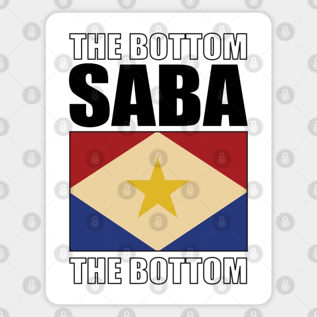 Flag of Saba Sticker by KewaleeTee